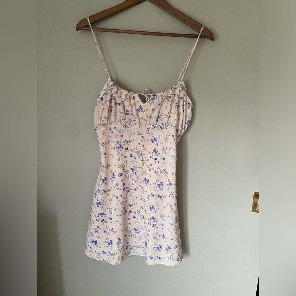 Cotton Candy LA Pink Floral Mini Dress